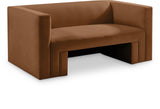 Henson Velvet Loveseat – Luxurious Contemporary Design with Solid Wood Frame for Modern Living Spaces