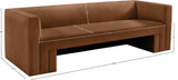 Henson Velvet Sofa - Luxurious Contemporary Design with Solid Wood Frame for Ultimate Comfort