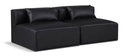 Cube Vegan Leather Modular Sofa - Elevate Your Living Space with Modern Elegance and Comfort