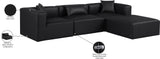 Cube Vegan Leather Modular Sectional - Modern Elegance and Versatile Comfort for Stylish Living Spaces