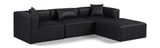 Cube Vegan Leather Modular Sectional - Modern Elegance and Versatile Comfort for Stylish Living Spaces