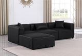 Cube Vegan Leather Modular Sectional - Modern Elegance and Versatile Comfort for Stylish Living Spaces