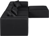 Cube Vegan Leather Modular Sectional - Modern Elegance and Versatile Comfort for Stylish Living Spaces