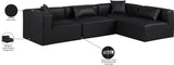 Cube Vegan Leather Modular Sectional - Stylish Comfort for Modern Living Spaces with Versatile Design