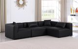 Cube Vegan Leather Modular Sectional - Stylish Comfort for Modern Living Spaces with Versatile Design