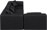Cube Vegan Leather Modular Sectional - Stylish Comfort for Modern Living Spaces with Versatile Design