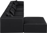 Cube Vegan Leather Modular Sectional - Luxurious Comfort and Modern Elegance for Any Living Space