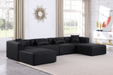 Cube Vegan Leather Modular Sectional - Elevate Your Space with Modern Elegance and Comfort Today!
