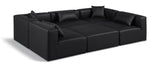 Cube Modular Sectional - Luxurious Vegan Leather Design for Contemporary Living Spaces and Comfort