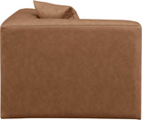 Cube Modern Vegan Leather Modular Chair - Luxurious Comfort for Stylish Living Spaces and Offices