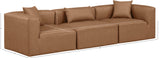 Cube Vegan Leather Modular Sofa - Luxurious Comfort Meets Modern Elegance for Any Living Space