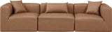 Cube Vegan Leather Modular Sofa - Luxurious Comfort Meets Modern Elegance for Any Living Space