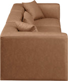 Cube Vegan Leather Modular Sofa - Luxurious Comfort Meets Modern Elegance for Any Living Space