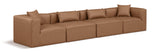 Cube Vegan Leather Modular Sofa - Luxurious Contemporary Design for Modern Living Spaces