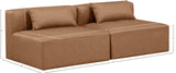 Cube Vegan Leather Modular Sofa - Elevate Your Living Space with Modern Elegance and Comfort