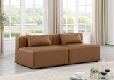 Cube Vegan Leather Modular Sofa - Elevate Your Living Space with Modern Elegance and Comfort