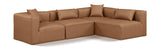 Cube Vegan Leather Modular Sectional - Stylish Comfort for Modern Living Spaces with Versatile Design