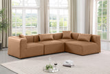 Cube Vegan Leather Modular Sectional - Stylish Comfort for Modern Living Spaces with Versatile Design