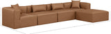 Cube Vegan Leather Modular Sectional - Luxurious Comfort and Modern Elegance for Any Living Space
