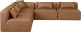Cube Vegan Leather Modular Sectional: Elevate Your Modern Living Space with Luxurious Comfort & Style
