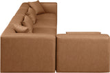 Cube Vegan Leather Modular Sectional - Elevate Your Living Space with Modern Elegance and Comfort