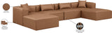 Cube Vegan Leather Modular Sectional - Elevate Your Space with Modern Elegance and Comfort Today!