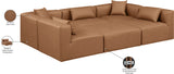 Cube Modular Sectional - Luxurious Vegan Leather Design for Contemporary Living Spaces and Comfort