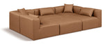 Cube Modular Sectional - Luxurious Vegan Leather Design for Contemporary Living Spaces and Comfort