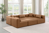 Cube Modular Sectional - Luxurious Vegan Leather Design for Contemporary Living Spaces and Comfort
