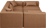 Cube Modular Sectional - Luxurious Vegan Leather Design for Contemporary Living Spaces and Comfort