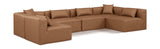 Cube Vegan Leather Modular Sectional - Modern Elegance for Contemporary Living Spaces and Offices