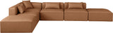 Cube Vegan Leather Modular Sectional - Modern Elegance and Comfort for Contemporary Spaces