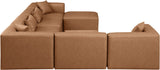 Cube Vegan Leather Modular Sectional: Luxurious, Contemporary Design for Elegant Living Spaces