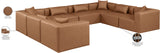 Cube Vegan Leather Modular Sectional - Elevate Your Contemporary Space with Luxurious Comfort & Style