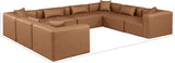 Cube Vegan Leather Modular Sectional - Elevate Your Contemporary Space with Luxurious Comfort & Style