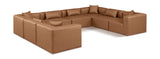 Cube Vegan Leather Modular Sectional - Elevate Your Contemporary Space with Luxurious Comfort & Style