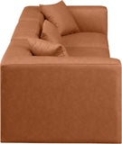 Cube Vegan Leather Modular Sofa - Luxurious Comfort Meets Modern Elegance for Any Living Space