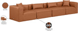 Cube Vegan Leather Modular Sofa - Luxurious Contemporary Design for Modern Living Spaces