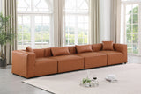 Cube Vegan Leather Modular Sofa - Luxurious Contemporary Design for Modern Living Spaces