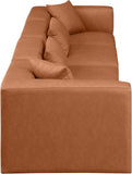 Cube Vegan Leather Modular Sofa - Luxurious Contemporary Design for Modern Living Spaces
