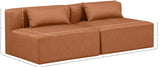 Cube Vegan Leather Modular Sofa - Elevate Your Living Space with Modern Elegance and Comfort