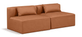 Cube Vegan Leather Modular Sofa - Elevate Your Living Space with Modern Elegance and Comfort