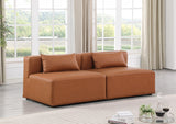 Cube Vegan Leather Modular Sofa - Elevate Your Living Space with Modern Elegance and Comfort