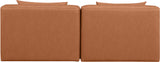 Cube Vegan Leather Modular Sofa - Elevate Your Living Space with Modern Elegance and Comfort