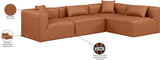 Cube Vegan Leather Modular Sectional - Stylish Comfort for Modern Living Spaces with Versatile Design