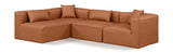 Cube Vegan Leather Modular Sectional - Stylish Comfort for Modern Living Spaces with Versatile Design