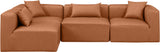 Cube Vegan Leather Modular Sectional - Stylish Comfort for Modern Living Spaces with Versatile Design