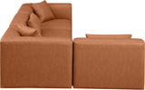 Cube Vegan Leather Modular Sectional - Stylish Comfort for Modern Living Spaces with Versatile Design