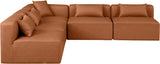 Cube Vegan Leather Modular Sectional: Elevate Your Modern Living Space with Luxurious Comfort & Style