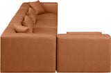Cube Vegan Leather Modular Sectional - Elevate Your Living Space with Modern Elegance and Comfort